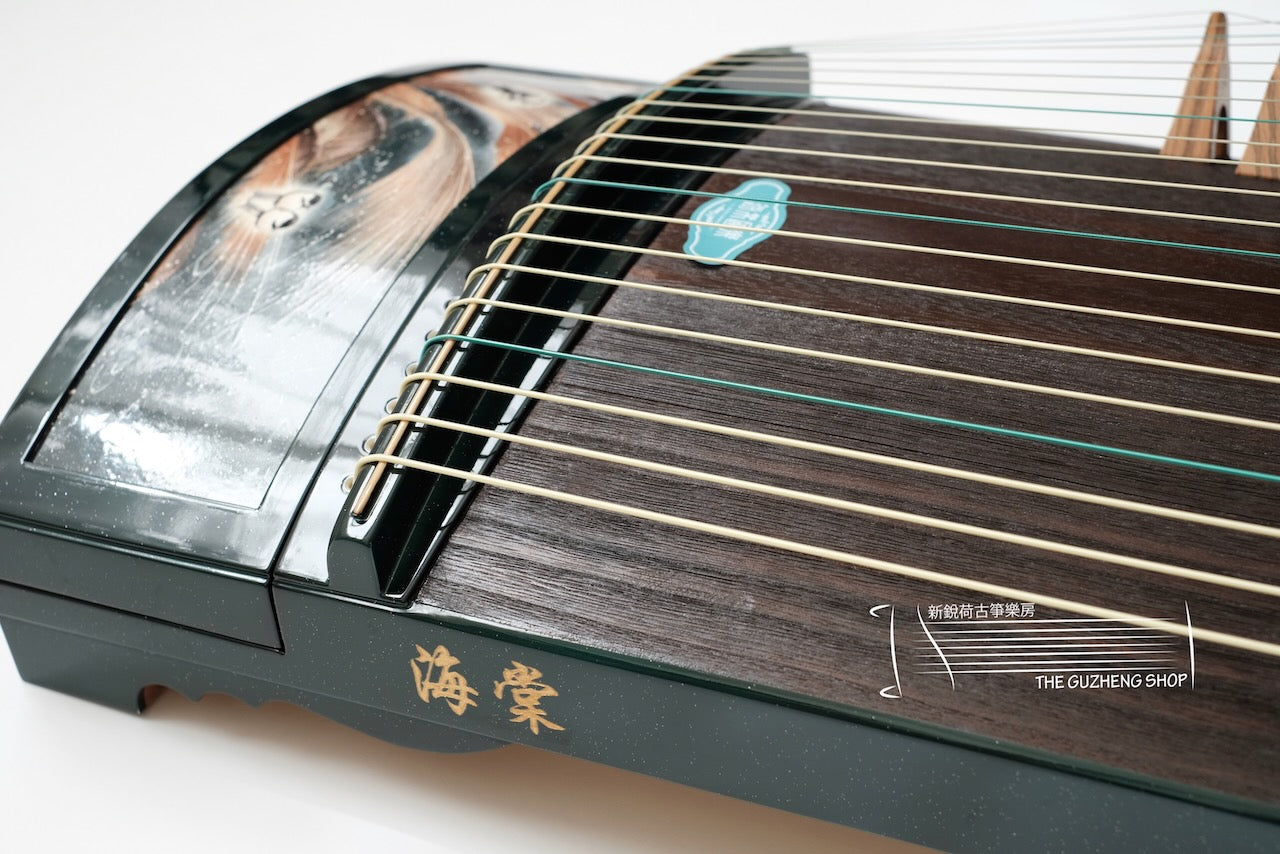 Beautiful Guzheng - Hai Tang Guo Yue “Bi Xi" Full Size Guzheng  海棠國樂古箏 ”碧玺“