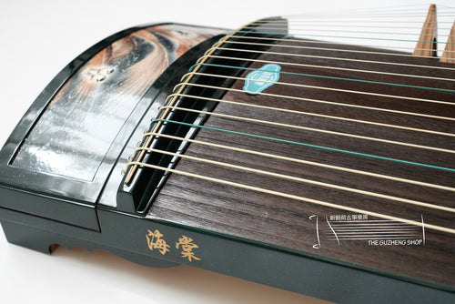 Beautiful Guzheng - Hai Tang Guo Yue “Bi Xi" Full Size Guzheng  海棠國樂古箏 ”碧玺“