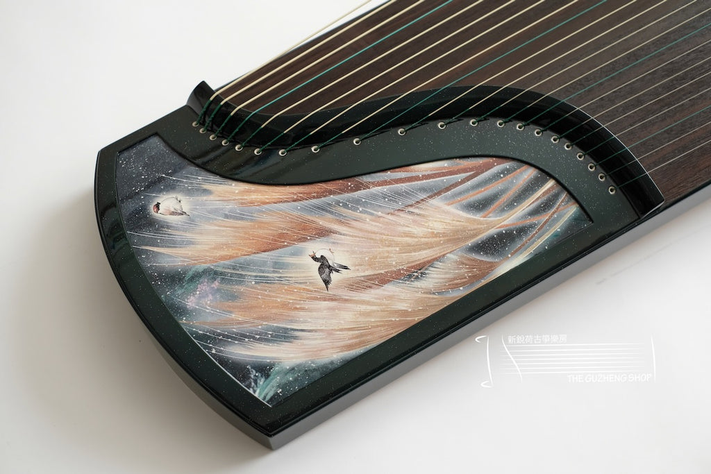 Beautiful Guzheng - Hai Tang Guo Yue “Bi Xi" Full Size Guzheng  海棠國樂古箏 ”碧玺“