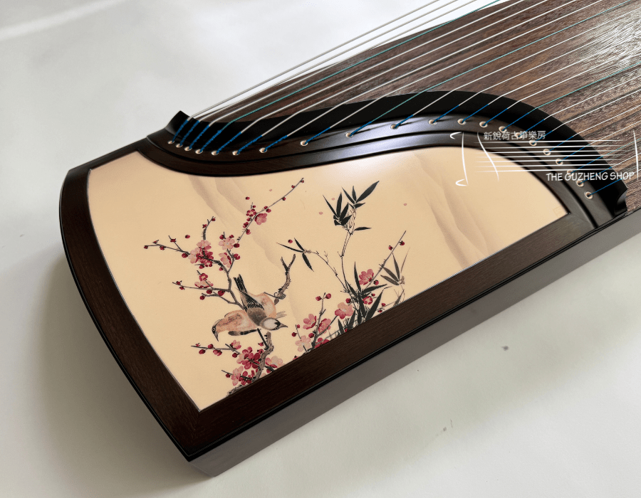 Full Size 21-String Guzheng JinYun Brand Model "Overjoyed" 21弦标准型古筝-金韵古筝“喜上眉梢”
