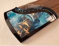 Black Sandalwood Guzheng Jin Yun Brand Model "Blue Sea and Blue Sky" 黑檀金韵古筝“碧海蓝天”