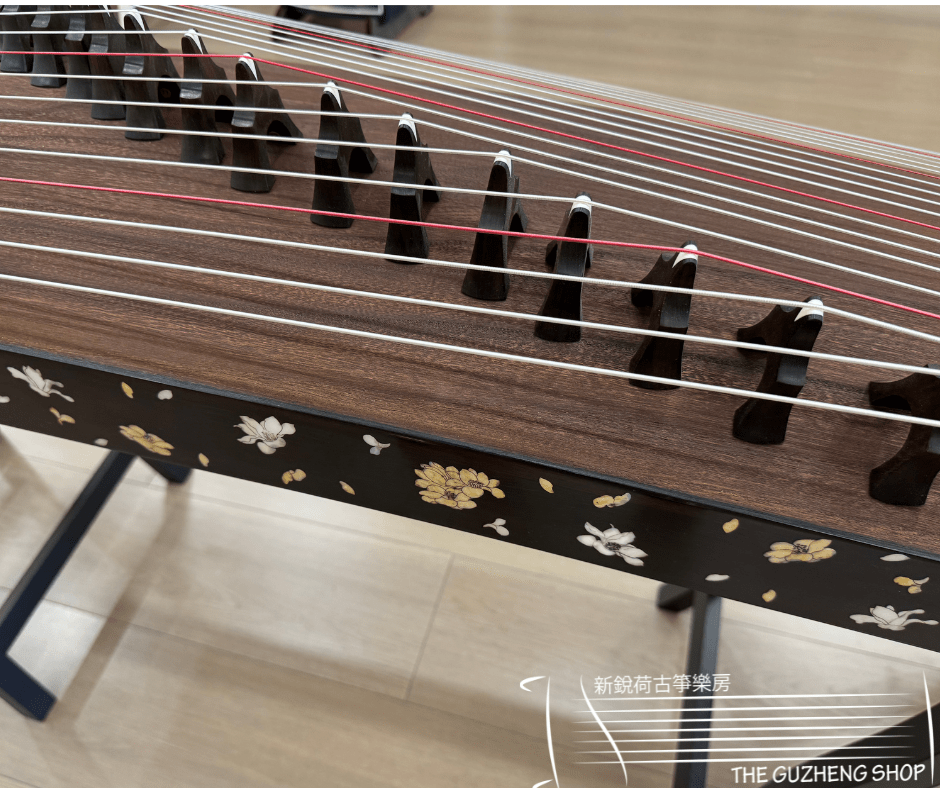 Zhuque Scarlet Bird Concert Grade Guzheng "Spring Blossoms and Autumn Harvest" 朱雀7系红花梨木古筝“春华秋实”