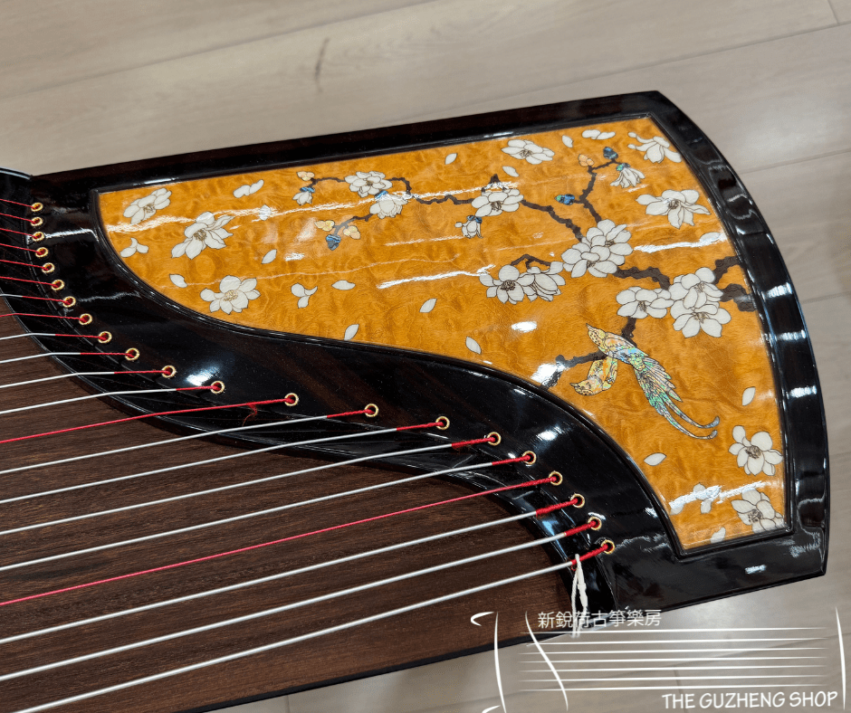 Zhuque Scarlet Bird Concert Grade Guzheng "Spring Blossoms and Autumn Harvest" 朱雀7系红花梨木古筝“春华秋实”