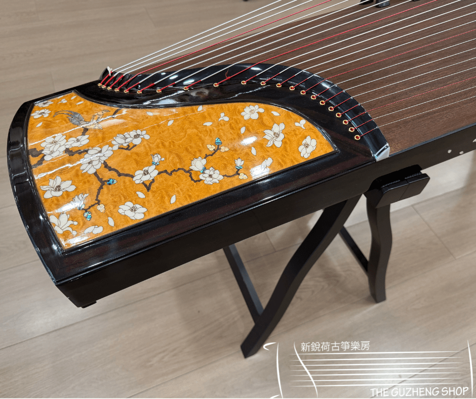 Zhuque Scarlet Bird Concert Grade Guzheng "Spring Blossoms and Autumn Harvest" 朱雀7系红花梨木古筝“春华秋实”
