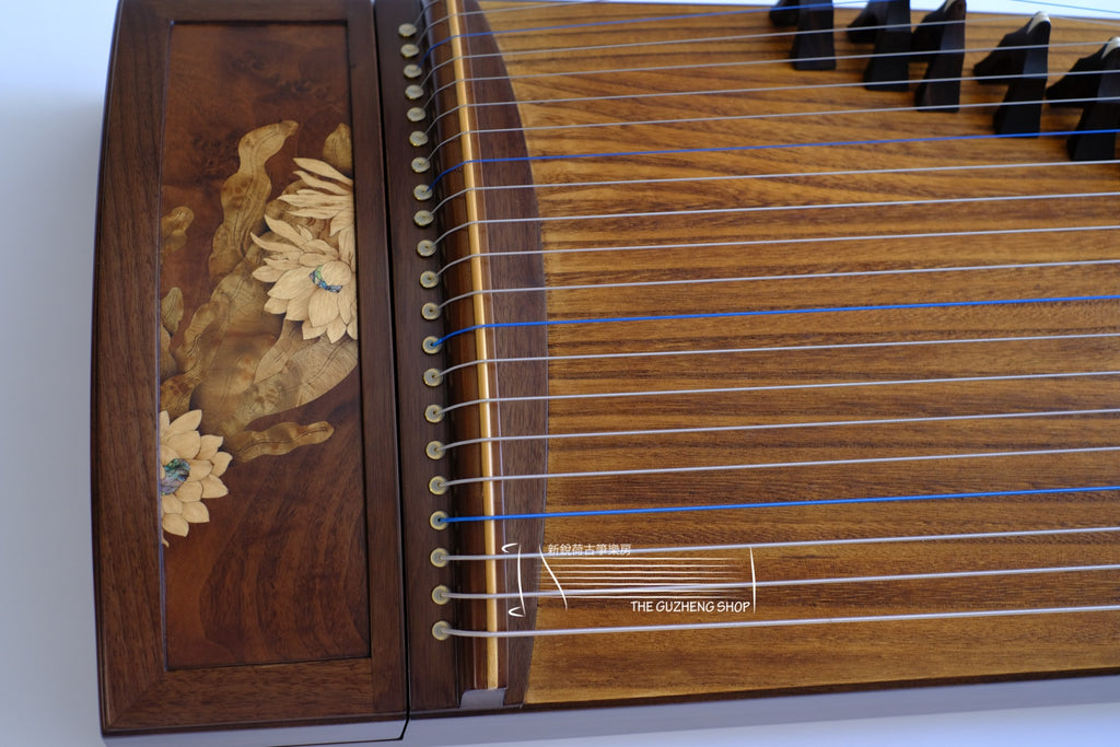 Langyun Full Size Guzheng"Spring Fever" 郎韻牌極品胡桃木古筝 "春水盈盈"