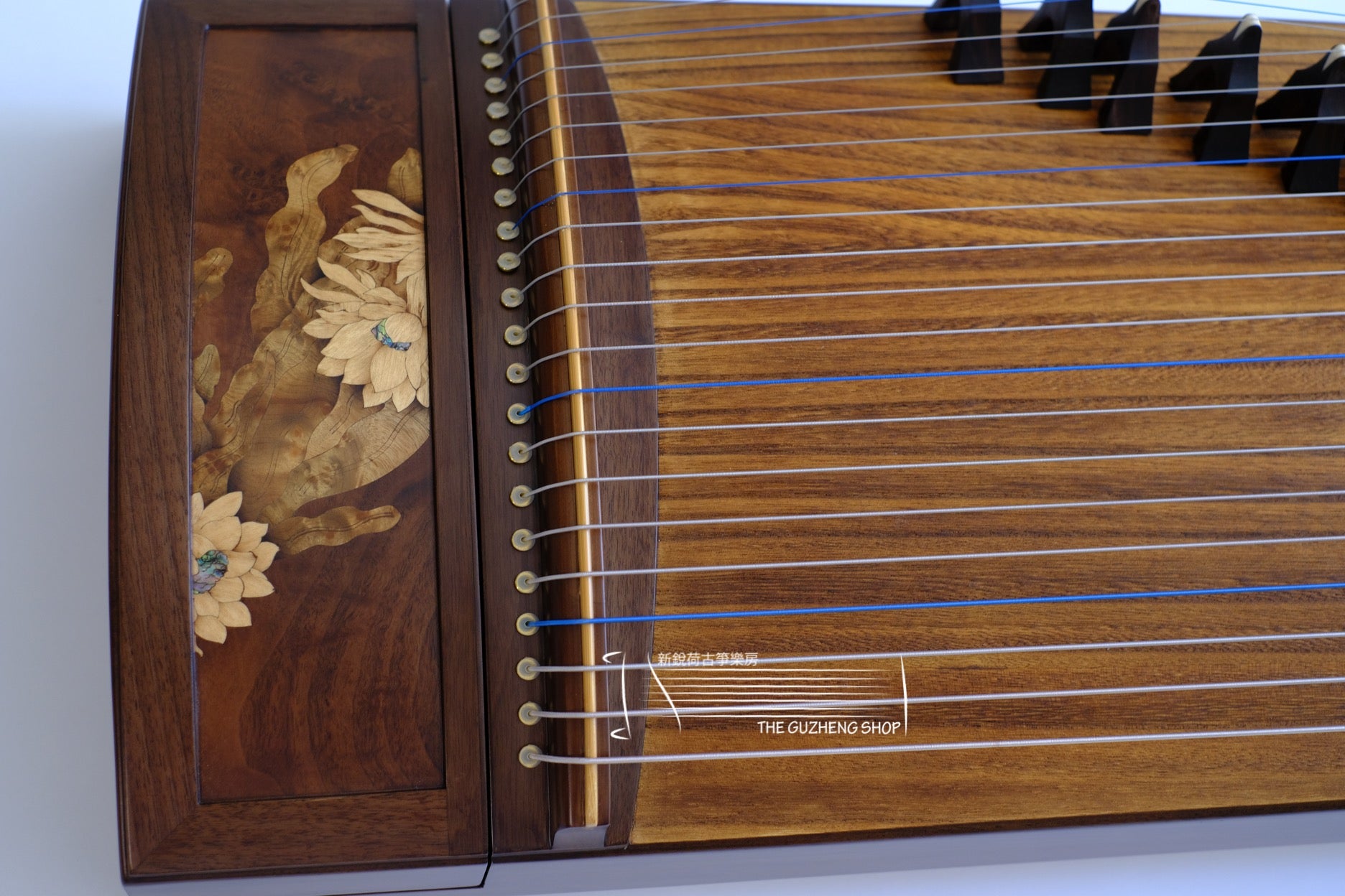 Langyun Full Size Guzheng"Spring Fever" 郎韻牌極品胡桃木古筝 "春水盈盈"