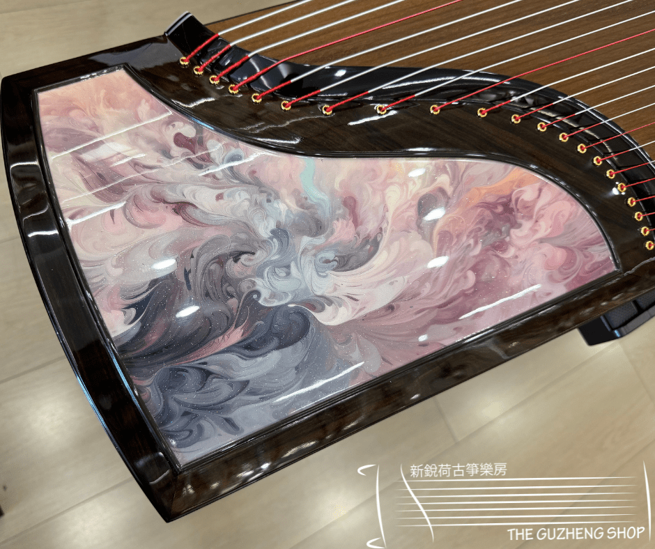 Zhuque "Scarlet Bird" Concert Grade Guzheng ”Hong Meng"朱雀亚花梨木6系专业古筝“鸿蒙”
