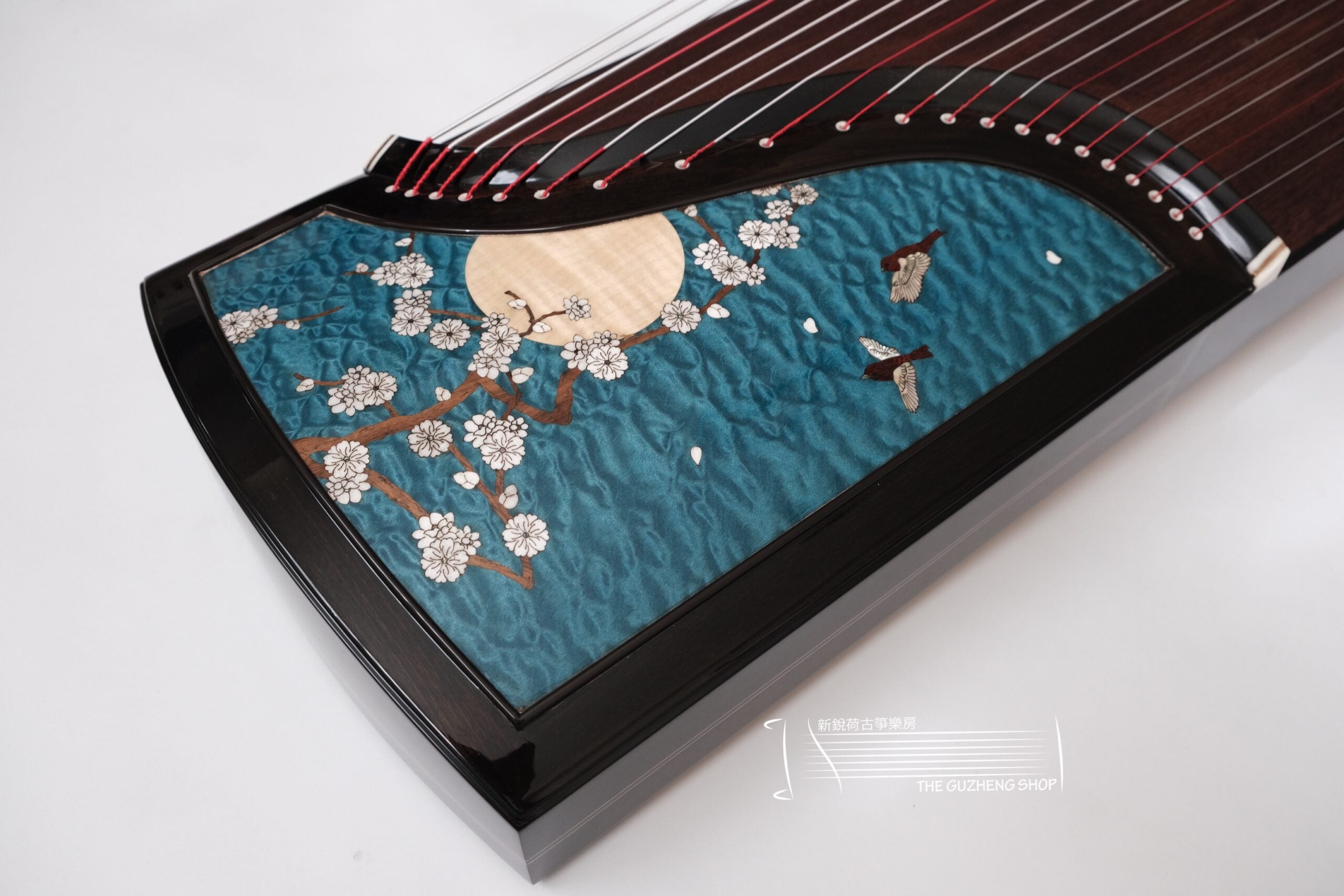 Flamed Maple Concert Grade Guzheng Zhuque "Rhyme of the Sea"  朱雀牌臻品古筝“海之韻”
