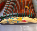 Hai Tang Guzheng Hand Painted with Gold Foil 43 inches Travel-Size “Jinli" 海棠古箏110cm純手繪小旅行箏“錦鯉”