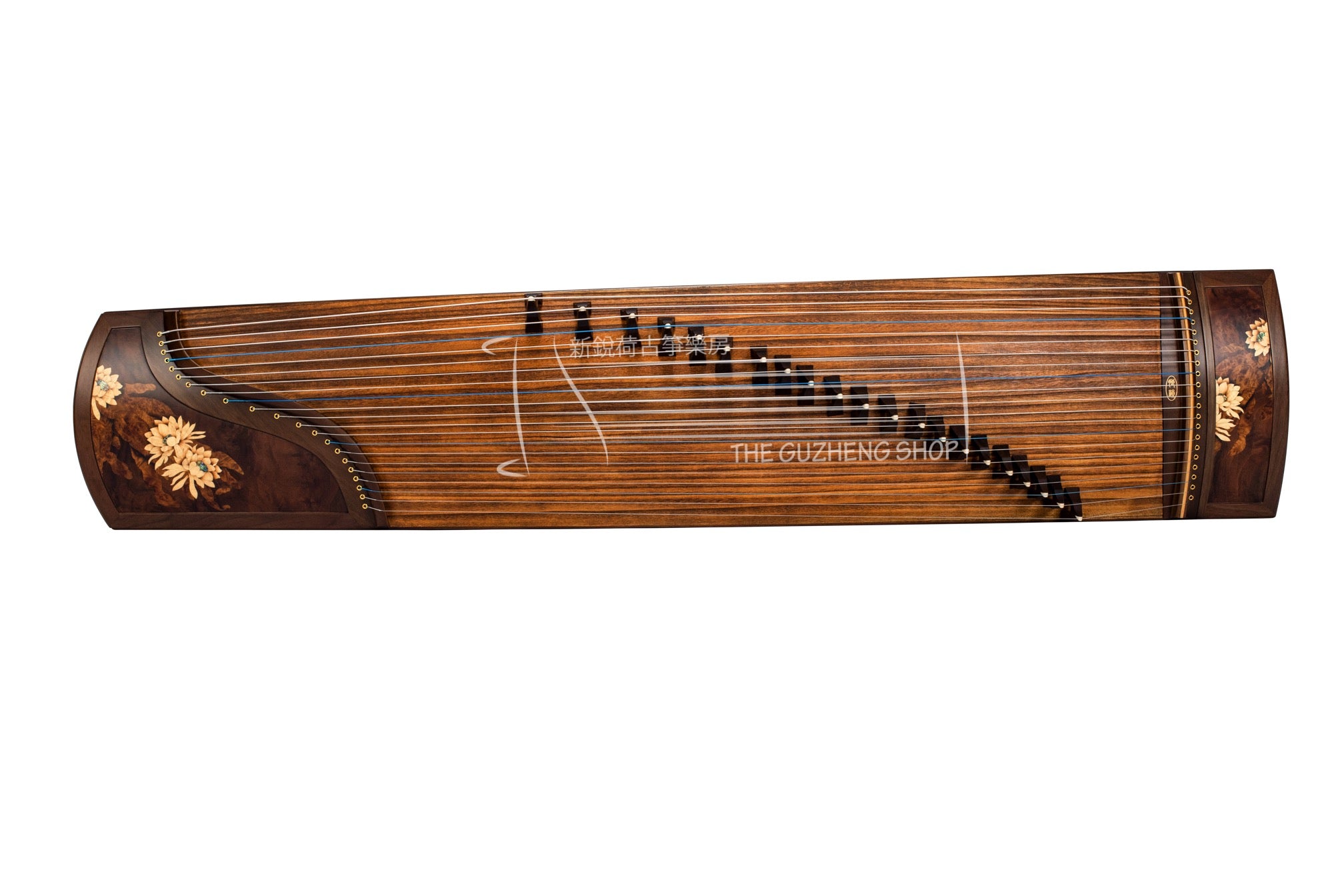 Langyun Full Size Guzheng"Spring Fever" 郎韻牌極品胡桃木古筝 "春水盈盈"