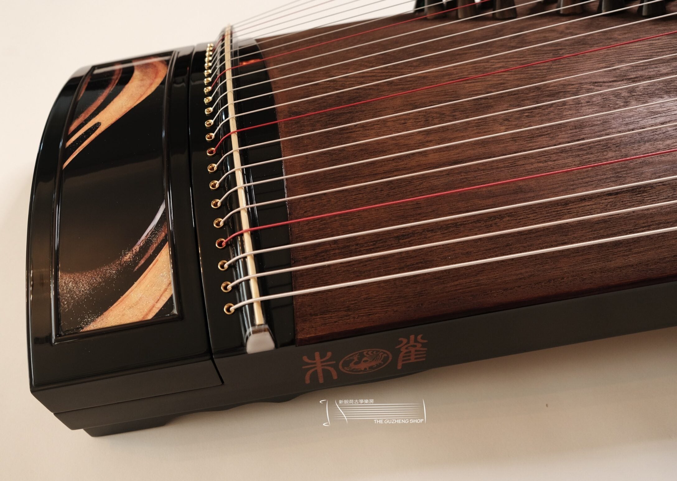 Zhuque (Scarlet Bird)  Guzheng "Colorful Wind" 朱雀牌古筝 "流风"