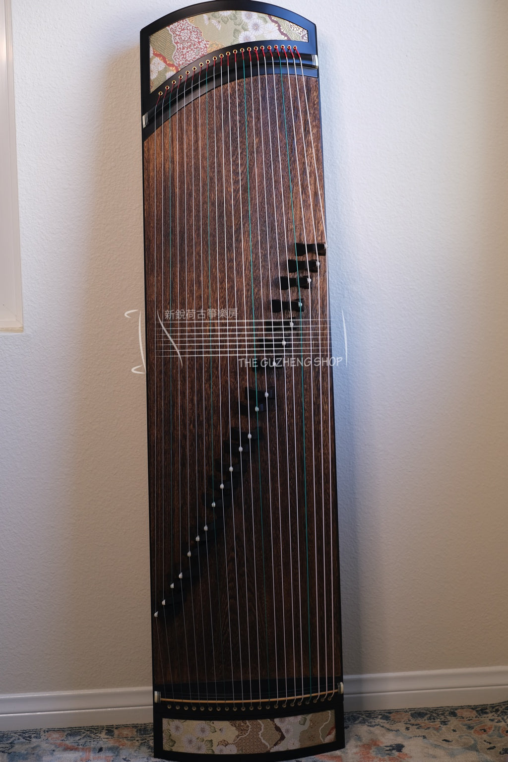 "Shangpin" Travel Size Guzheng 53" Premium Whole-Carved Travel Size Guzheng  尚品牌135cm挖箏級小古箏