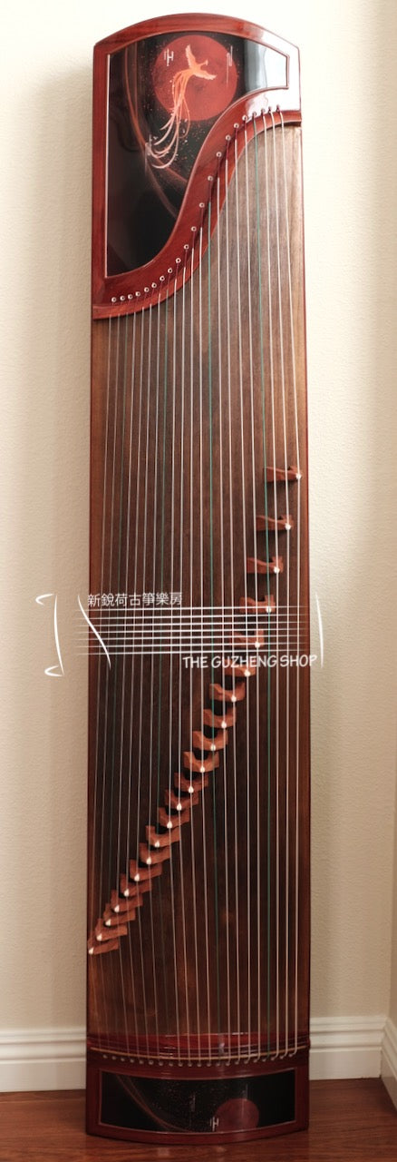 Excellent Beginners Guzheng "Tong Zen" Rosewood “Phoenix” 桐禪紅木古筝 “鳳凰”