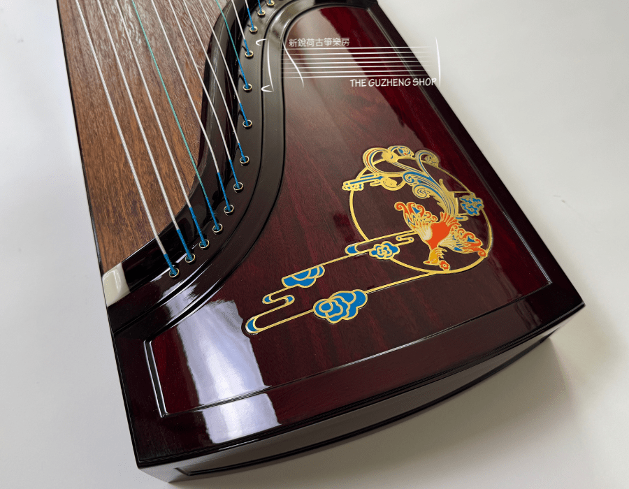 Concert Grade Rosewood Guzheng Jin Yun Brand Model "Phoenix Flying In Sky" 阔叶黄檀金韵古筝“凤凰于飞”