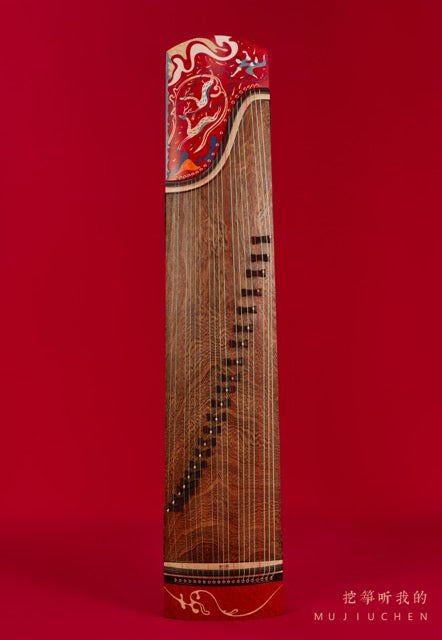 Ultra Premium Mujiuchen Guzheng "Fairy Hunting 01" 木九辰极品挖筝仙人狩猎01