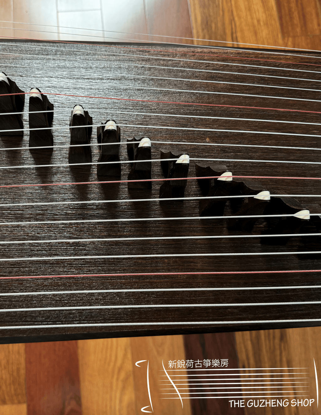 Jin Yun 135cm/53 inch Black Sandalwood Concert Grade Travel-Size Guzheng "Si Duan Jin" 金韵牌黑檀木135cm旅行小古筝“四段锦”
