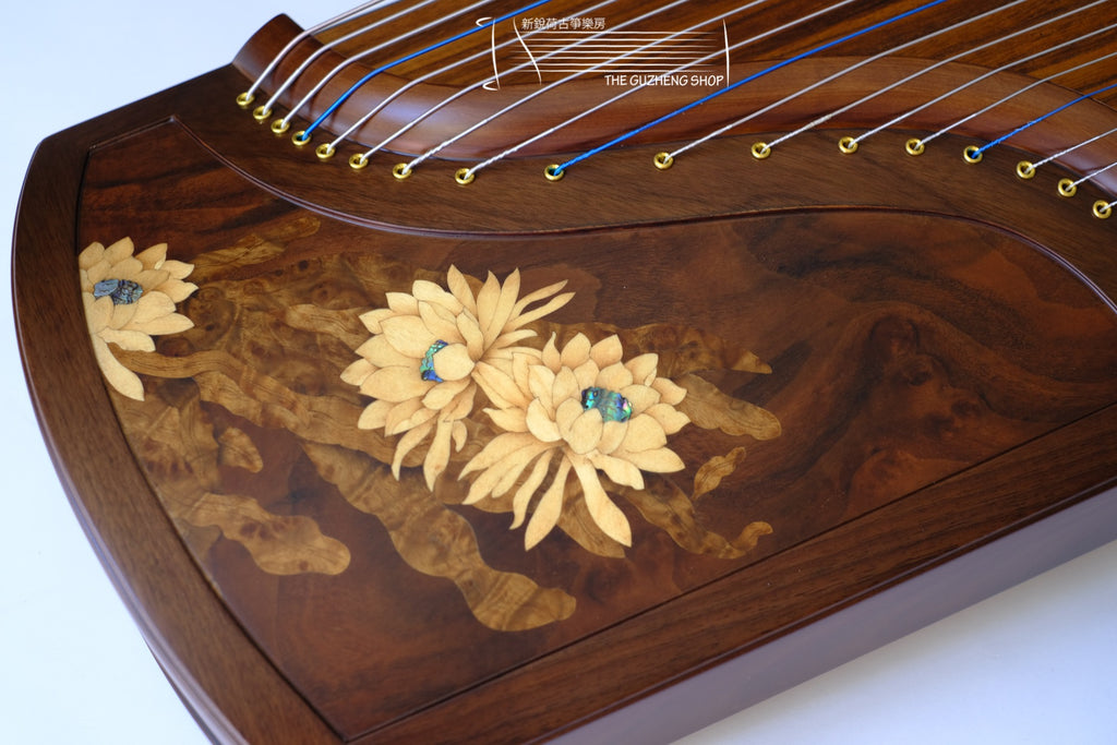 Langyun Full Size Guzheng"Spring Fever" 郎韻牌極品胡桃木古筝 "春水盈盈"