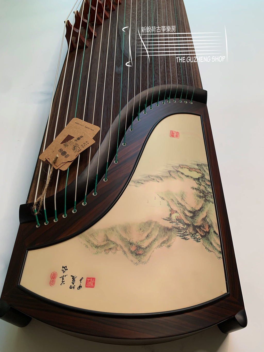 Excellent Guzheng For Beginners "Peaceful Pavilion" 唐响牌黑檀木高級古箏“靜亭”