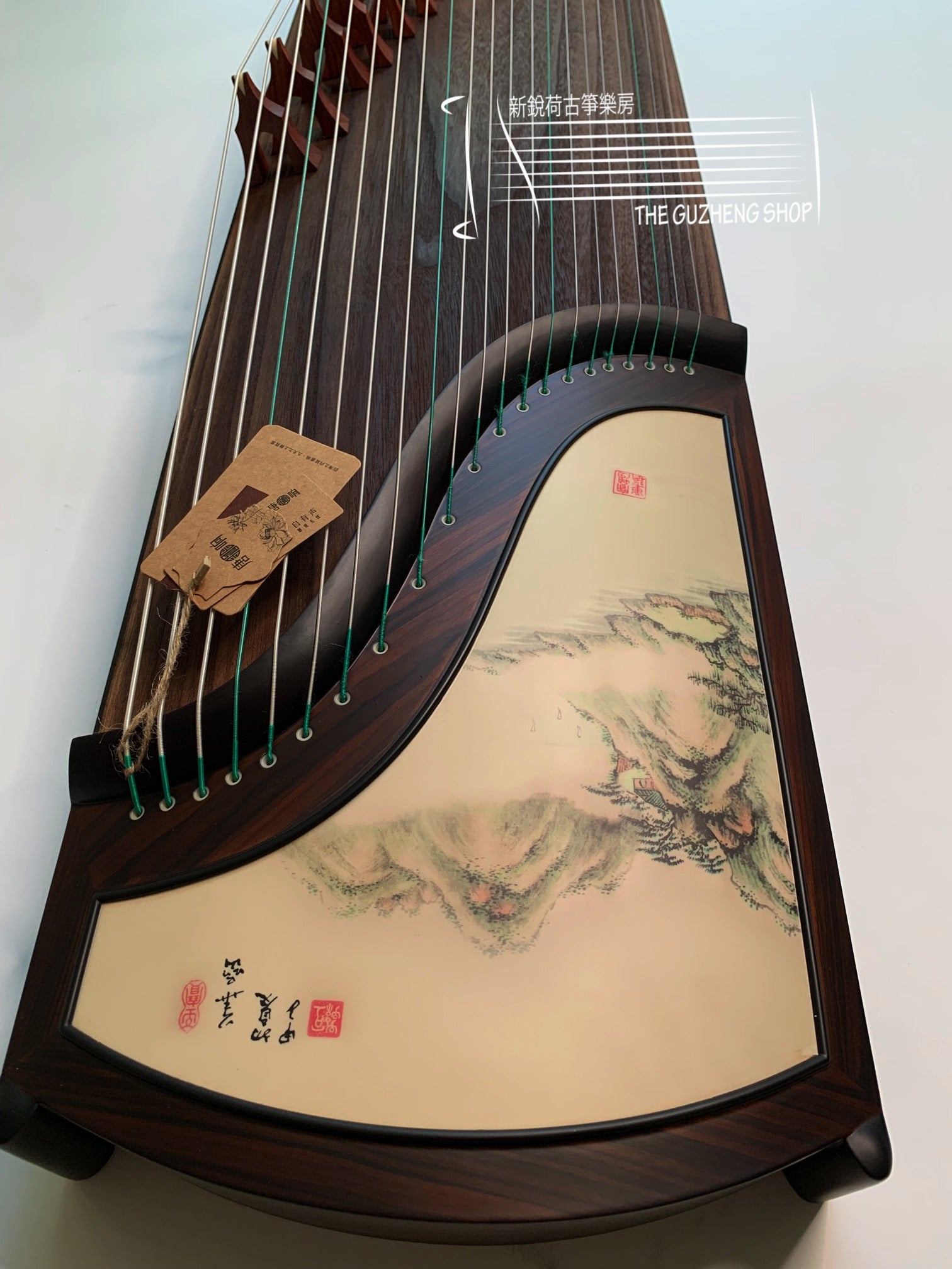Excellent Guzheng For Beginners "Peaceful Pavilion" 唐响牌黑檀木高級古箏“靜亭”