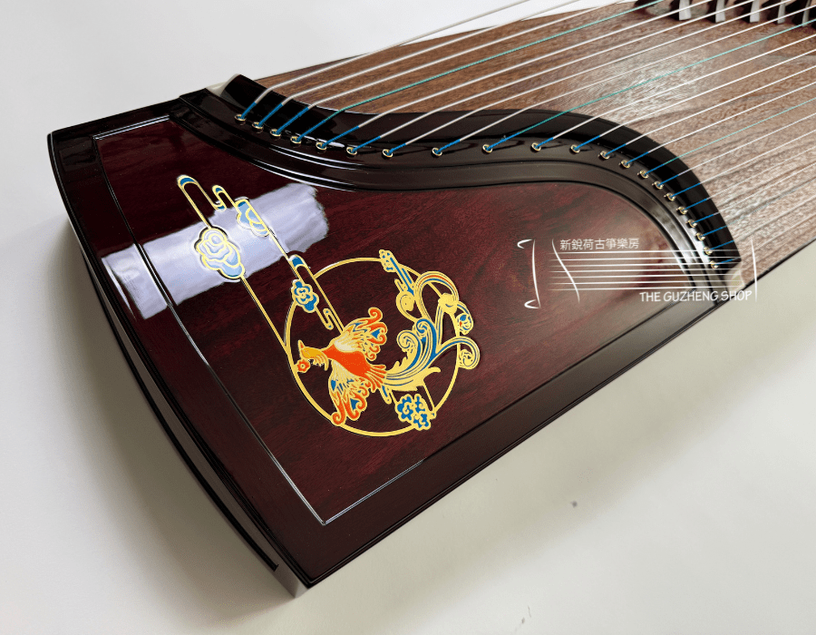 Concert Grade Rosewood Guzheng Jin Yun Brand Model "Phoenix Flying In Sky" 阔叶黄檀金韵古筝“凤凰于飞”