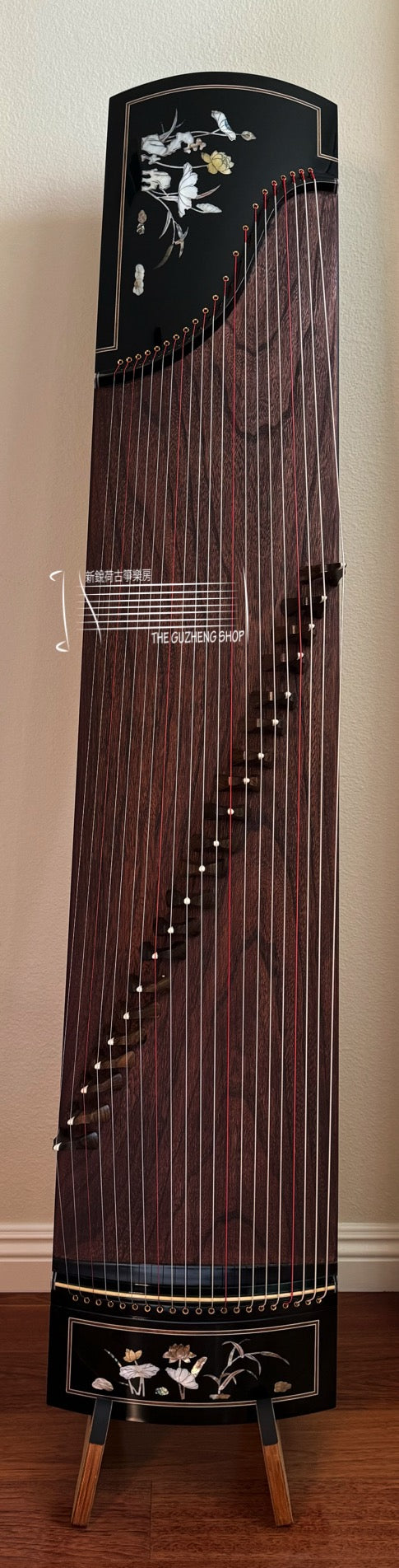 Zhuque 690A "Lotus Blossom" Guzheng 朱雀古筝690A"荷花“
