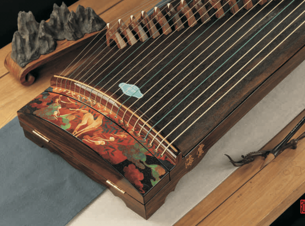 Hai Tang Guo Yue 53" Size Guzheng “Bai Lu" 海棠國樂135cm旅行小古箏 ”白鹿“