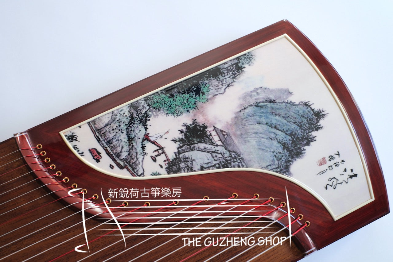 Zhuque (Scarlet Bird) "Mountain" Guzheng 朱雀牌古筝 "清風雅月"