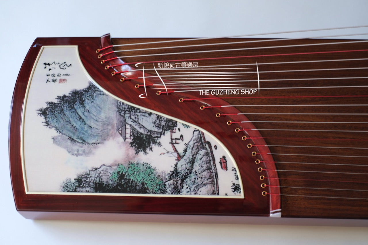 Zhuque (Scarlet Bird) "Mountain" Guzheng 朱雀牌古筝 "清風雅月"