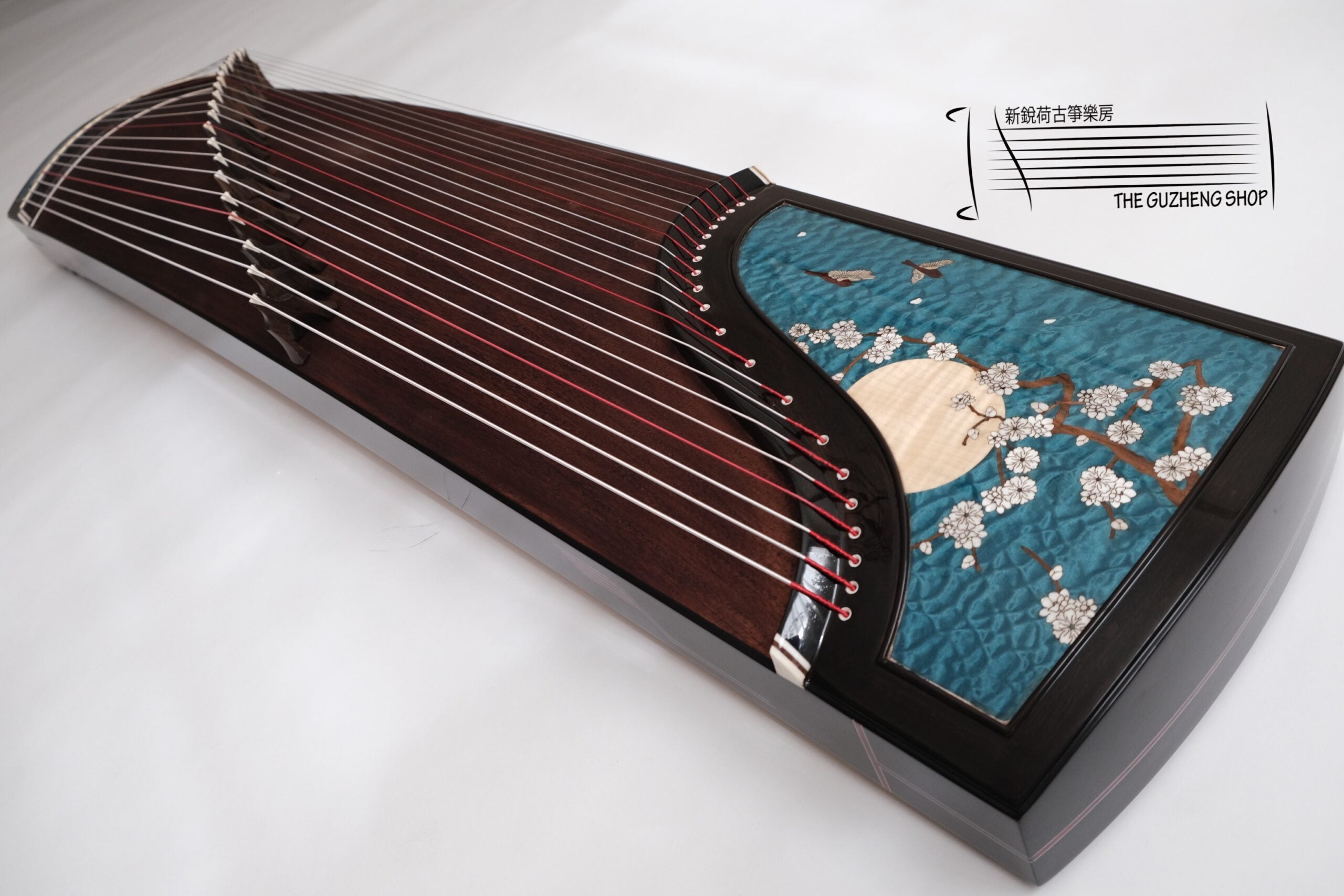 Flamed Maple Concert Grade Guzheng Zhuque "Rhyme of the Sea"  朱雀牌臻品古筝“海之韻”