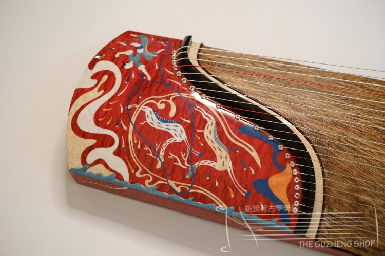 Ultra Premium Mujiuchen Guzheng "Fairy Hunting 01" 木九辰极品挖筝仙人狩猎01