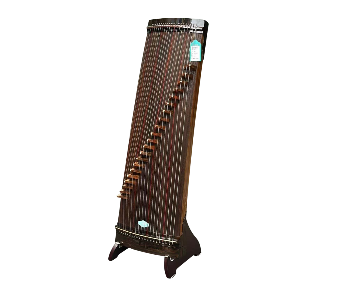 Hai Tang Guo Yue "Xi Luan" 43 inch Whole-Carved Travel-Size Guzheng 海棠國樂110cm整挖小旅行箏“栖峦”