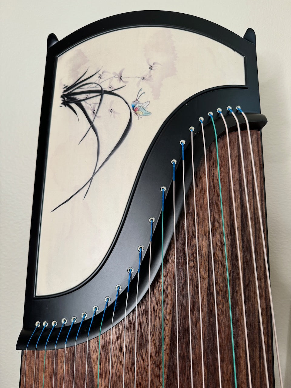 Chinese 21 String Guzheng - Su Yu Full Size Guzheng "Orchid" 素语古筝 “幽兰”