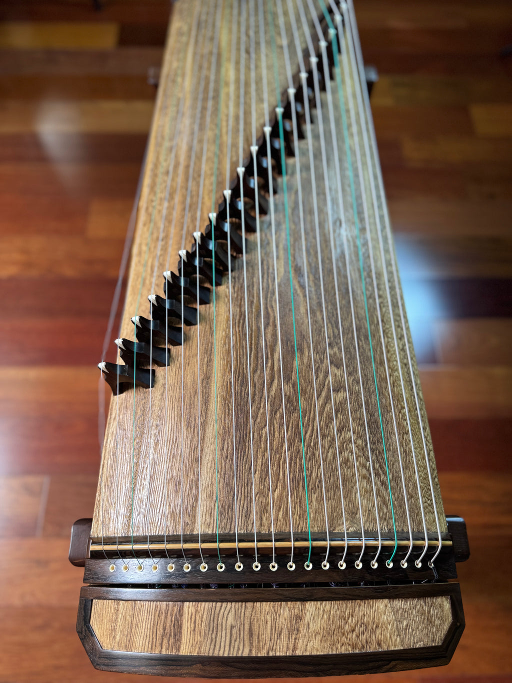 Jin Yun 130cm/51 inch Black Sandalwood Concert Grade Travel-Size Guzheng "Jin Xi" 金韵牌纯木130cm小古筝