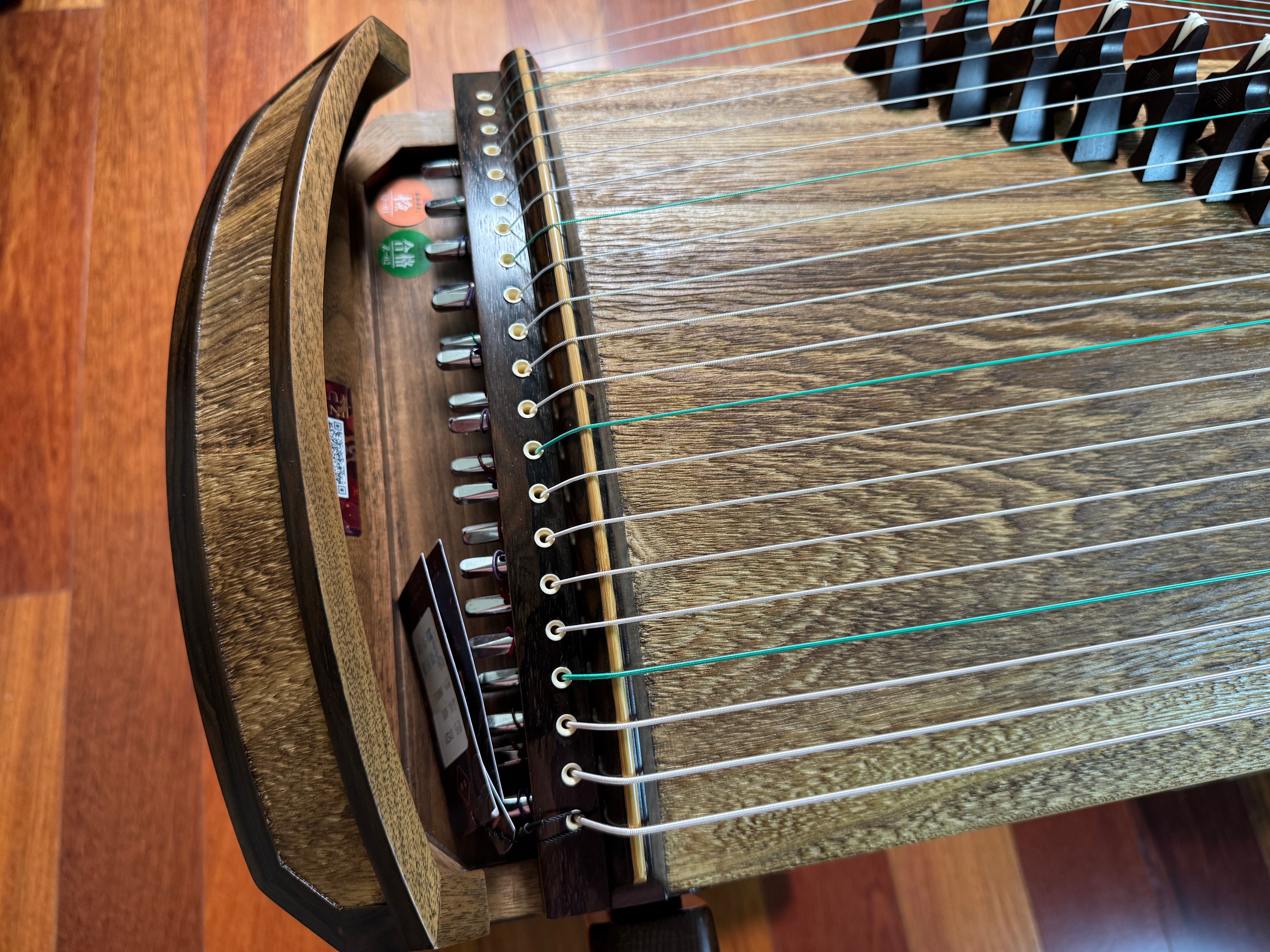 Jin Yun 130cm/51 inch Black Sandalwood Concert Grade Travel-Size Guzheng "Jin Xi" 金韵牌纯木130cm小古筝