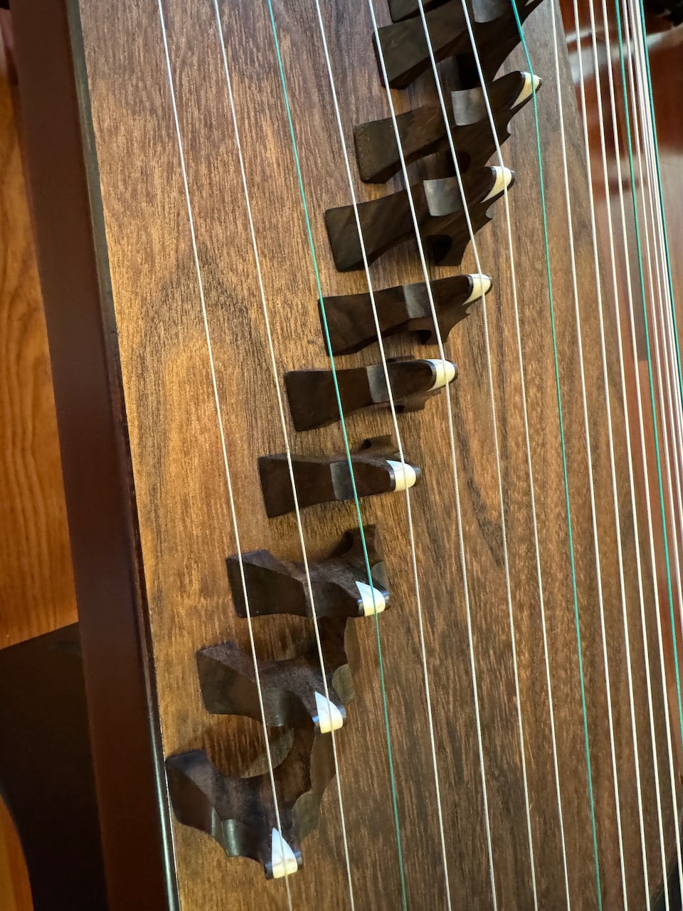 Langyun 51 Inch Guzheng "Phoenix"  郎韻 挖箏級小古箏 "凤栖梧桐“