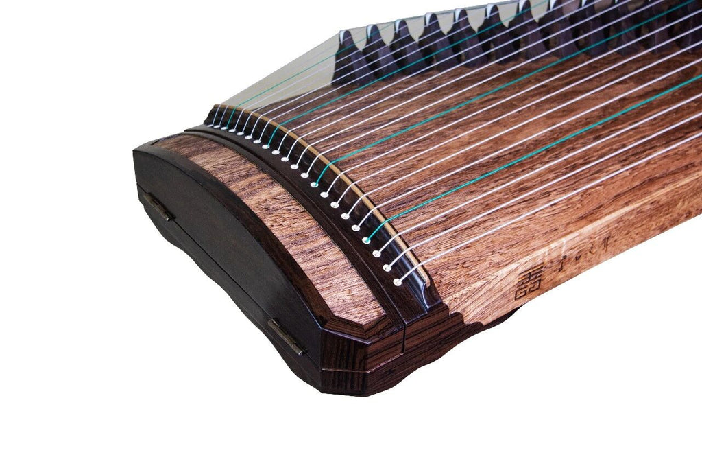 Jin Yun 130cm/51 inch Black Sandalwood Concert Grade Travel-Size Guzheng "Jin Xi" 金韵牌纯木130cm小古筝