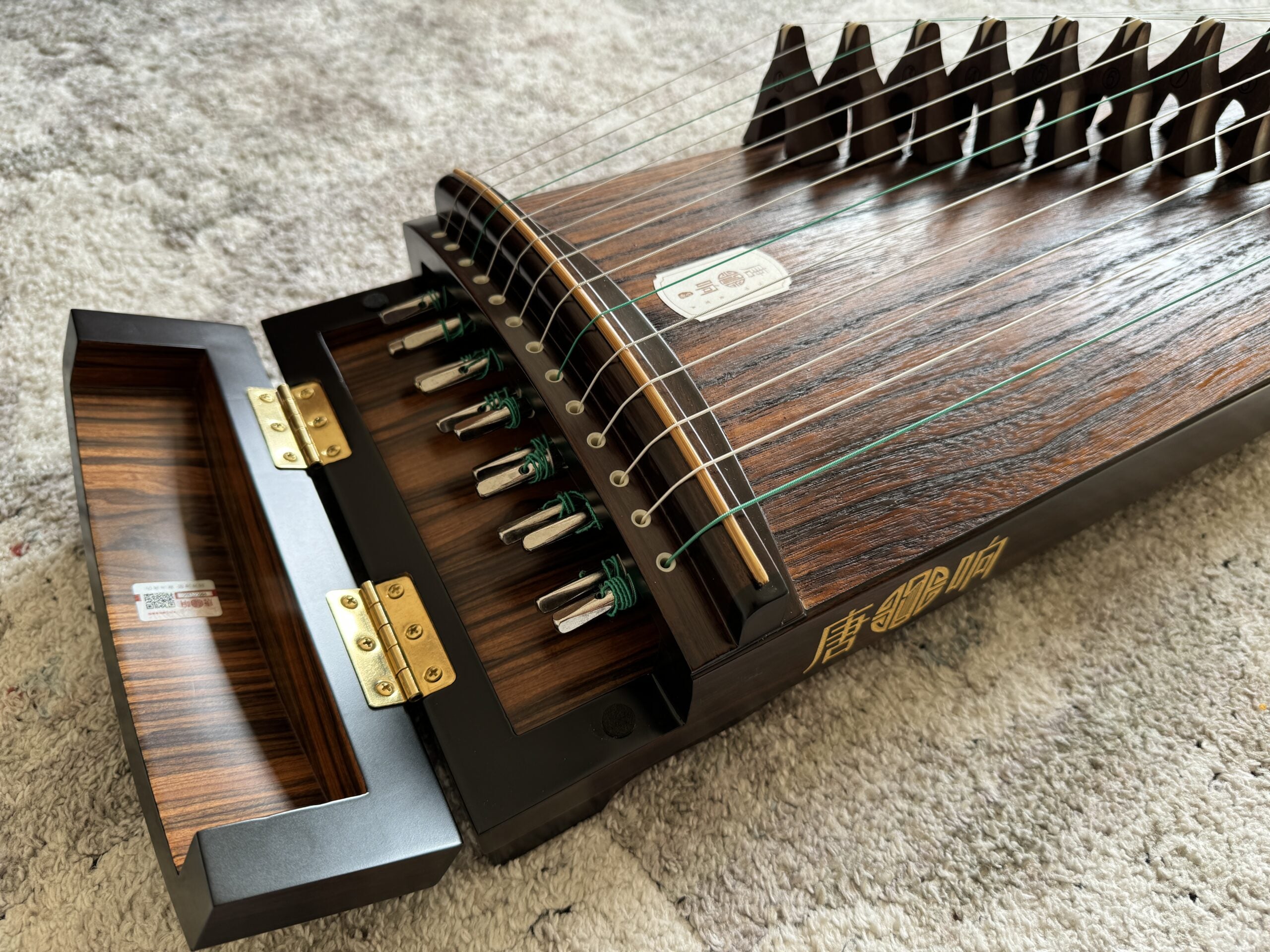Tang-Xiang Mini Travel-Size Guzheng 13 Strings 88cm Long 唐响88厘米金丝柚木迷你古筝“唐小响”