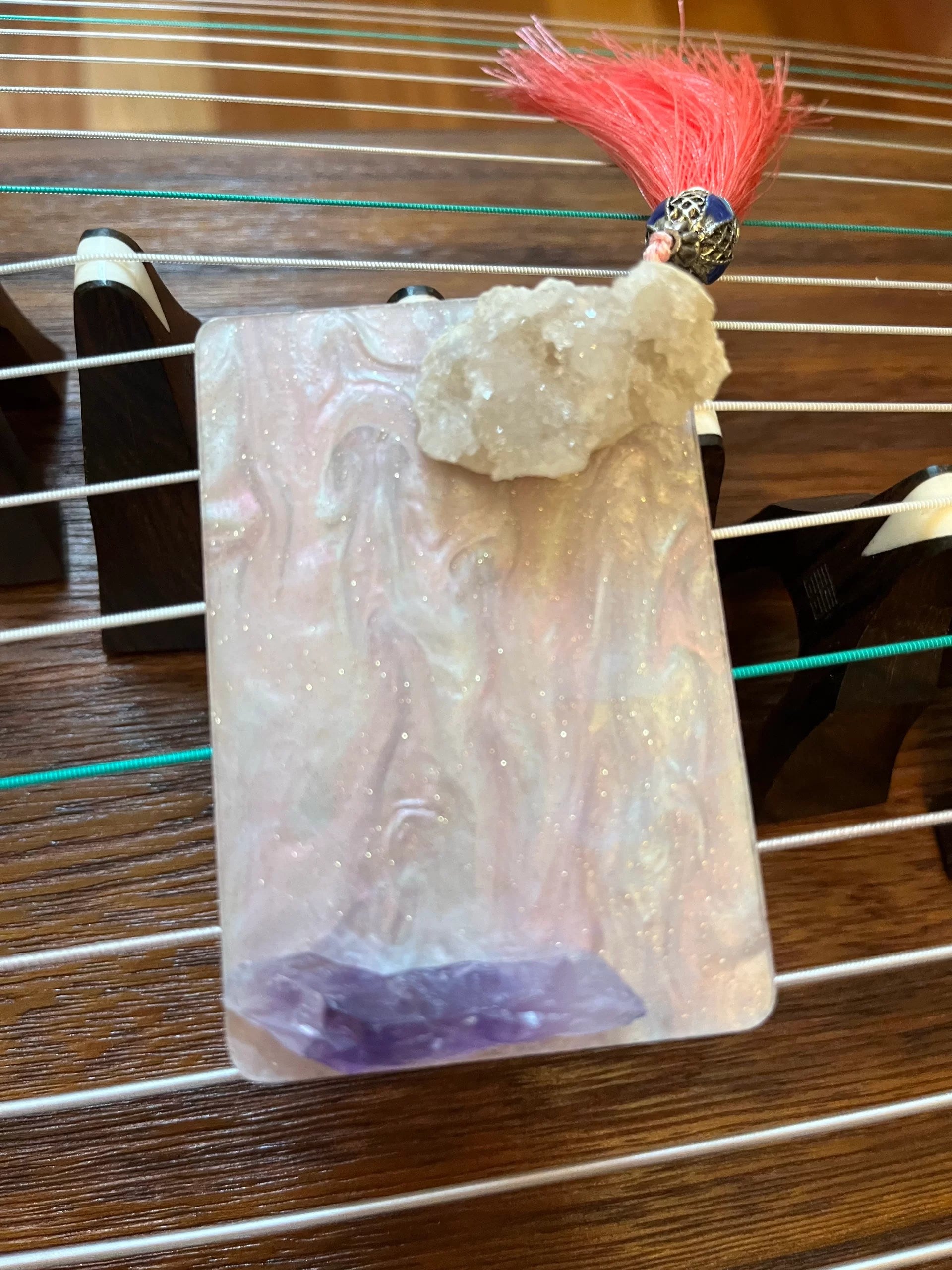 Pick Storage Boards W/ Crystals -  Assorted Styles And Colors