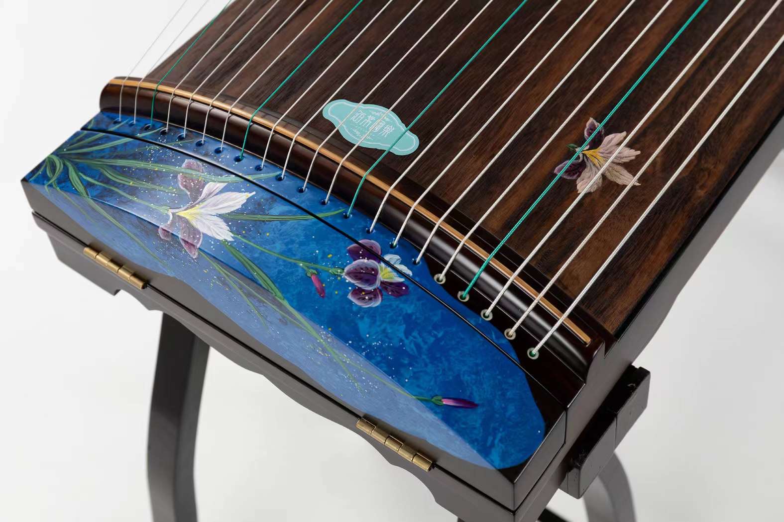 Hai Tang Guo Yue “Chang Xiang Si" 43" Travel-Size Guzheng  海棠國樂110cm手工漆畫旅行小古箏 ”长相思“