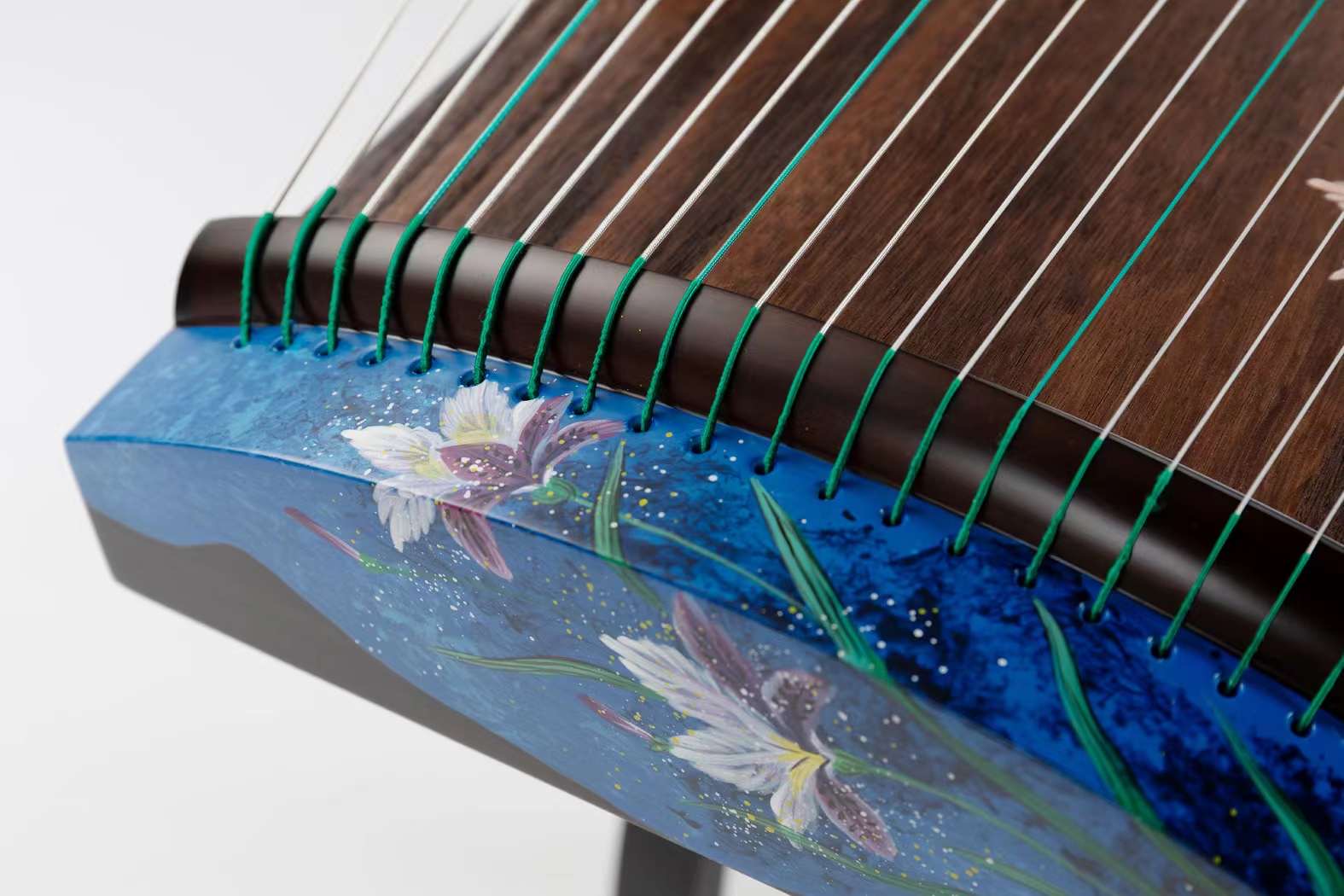 Hai Tang Guo Yue “Chang Xiang Si" 43" Travel-Size Guzheng  海棠國樂110cm手工漆畫旅行小古箏 ”长相思“