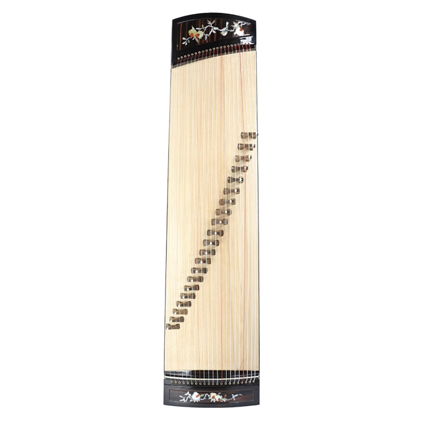 Concert Grade "Zhuque" brand 53" Travel-Size Guzheng Model “Pomegranate Blossom”  朱雀牌高档135cm小古筝"榴花如丹“