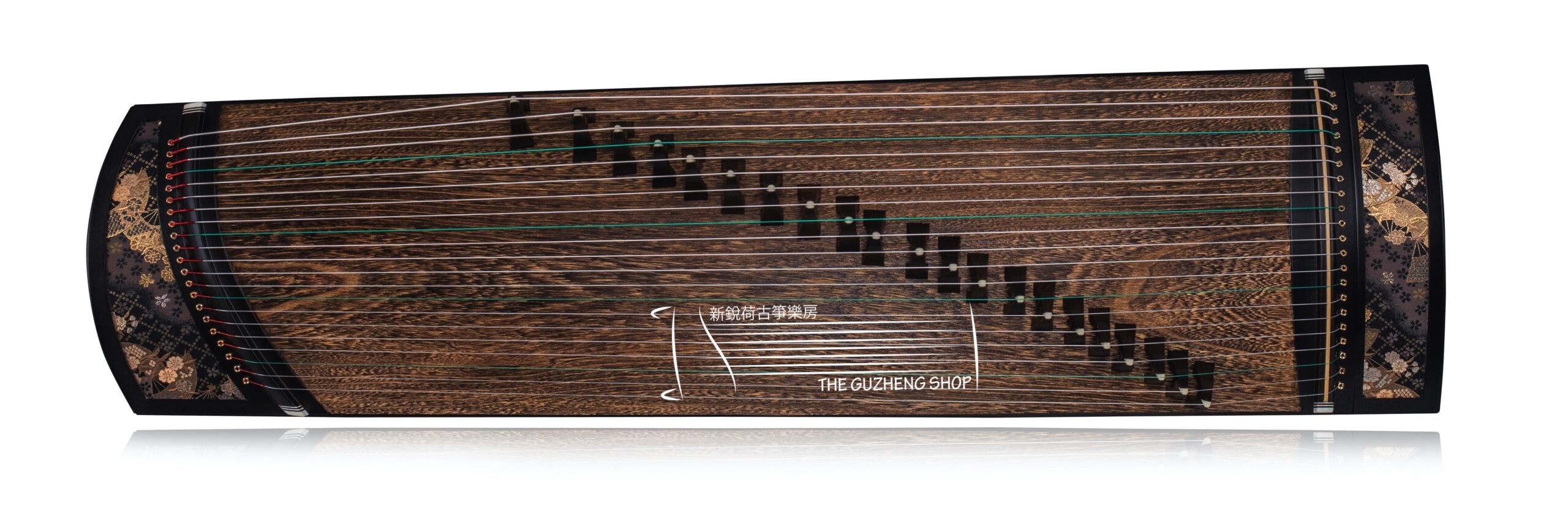 Langyun 51 Inch Travel-Size Guzheng  郎韻牌130cm挖箏級小古箏 "金枝玉葉“