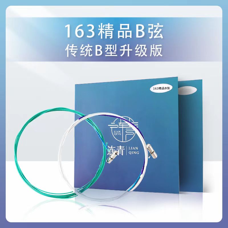 Concert Grade Guzheng Strings Full-Size 163cm Type B+ Lian Qing Brand (Full Set) 连青牌高级163古箏琴弦 (B型臻品琴弦工艺)整套