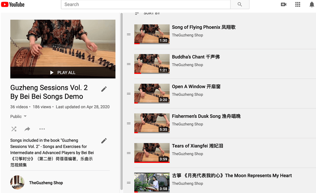 Set of Three - Bei Bei's Guzheng Method Books