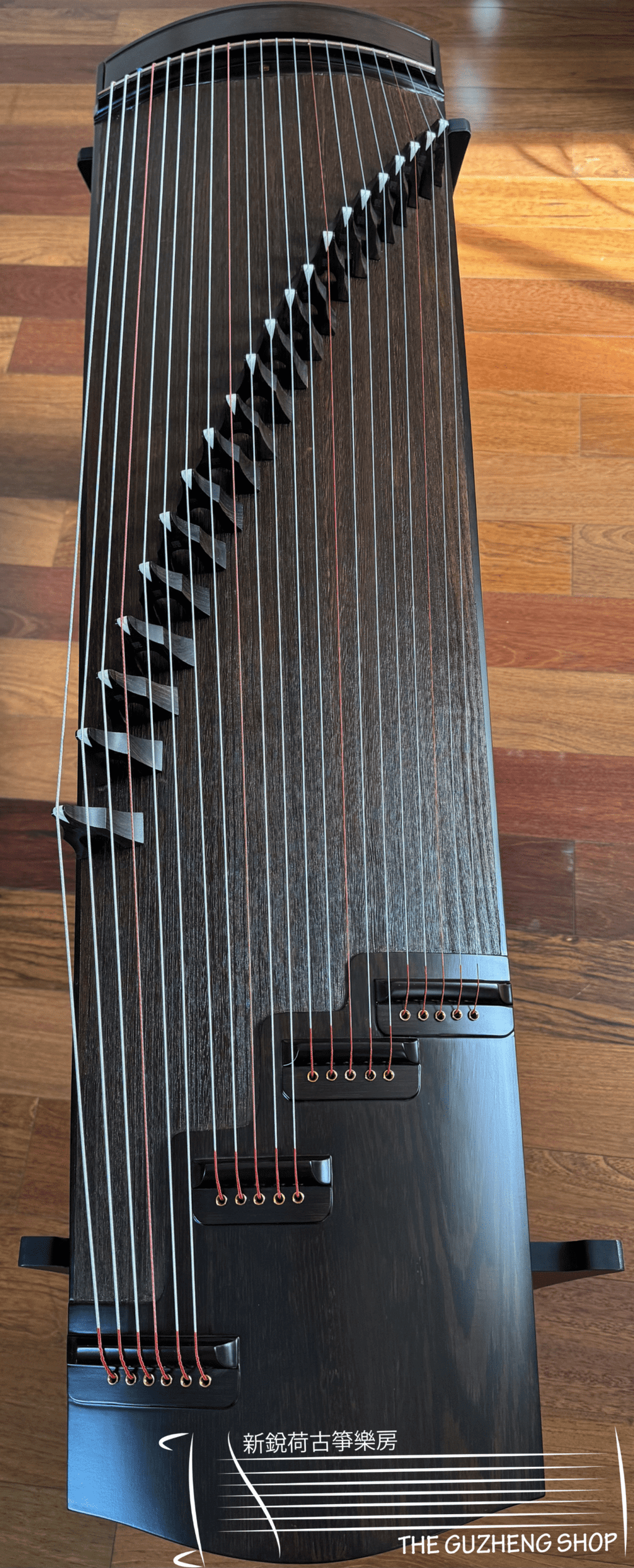 Jin Yun 135cm/53 inch Black Sandalwood Concert Grade Travel-Size Guzheng "Si Duan Jin" 金韵牌黑檀木135cm旅行小古筝“四段锦”