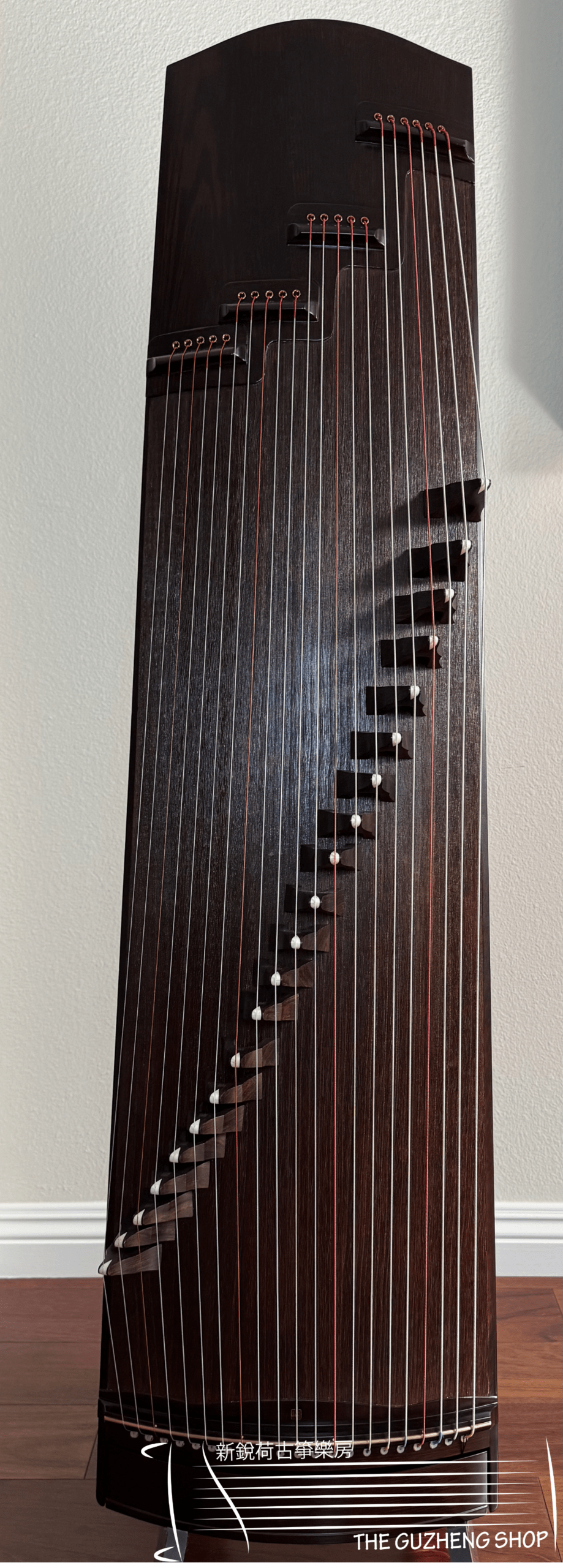 Jin Yun 135cm/53 inch Black Sandalwood Concert Grade Travel-Size Guzheng "Si Duan Jin" 金韵牌黑檀木135cm旅行小古筝“四段锦”
