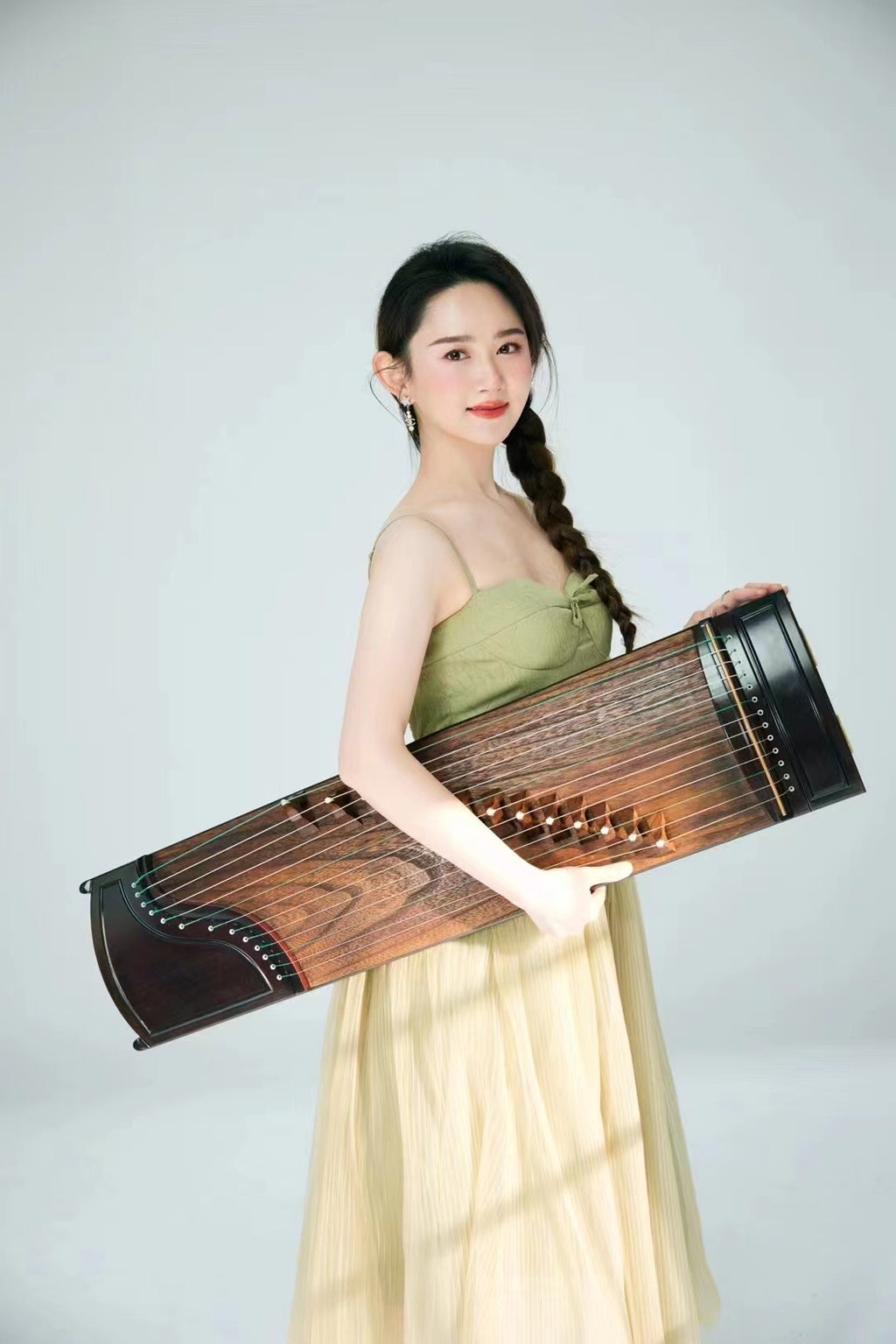 Tang-Xiang Mini Travel-Size Guzheng 13 Strings 88cm Long 唐响88厘米金丝柚木迷你古筝“唐小响”