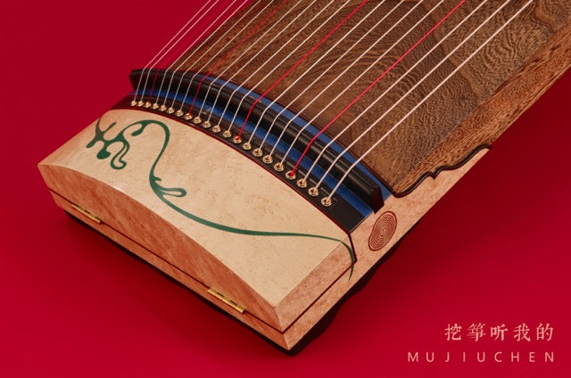Ultra Premium Guzheng Mujiuchen "Immortal Hunting 02" 木九辰极品挖筝“仙人狩猎02”