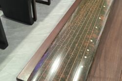 Guqin 7-Stringed Chinese Zither Pure Organic Paint 古琴纯生漆（八宝灰）